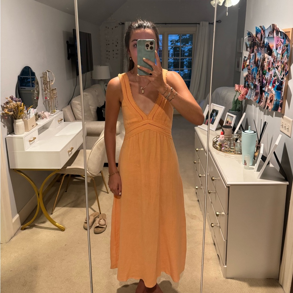 Orange Maxi Dress